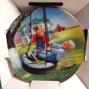 Vintage Miniature Zolan Plate “Reach the Sky”
